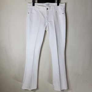 Old Navy The Flirt Bootcut Midrise White Jeans Size 10. Beautiful